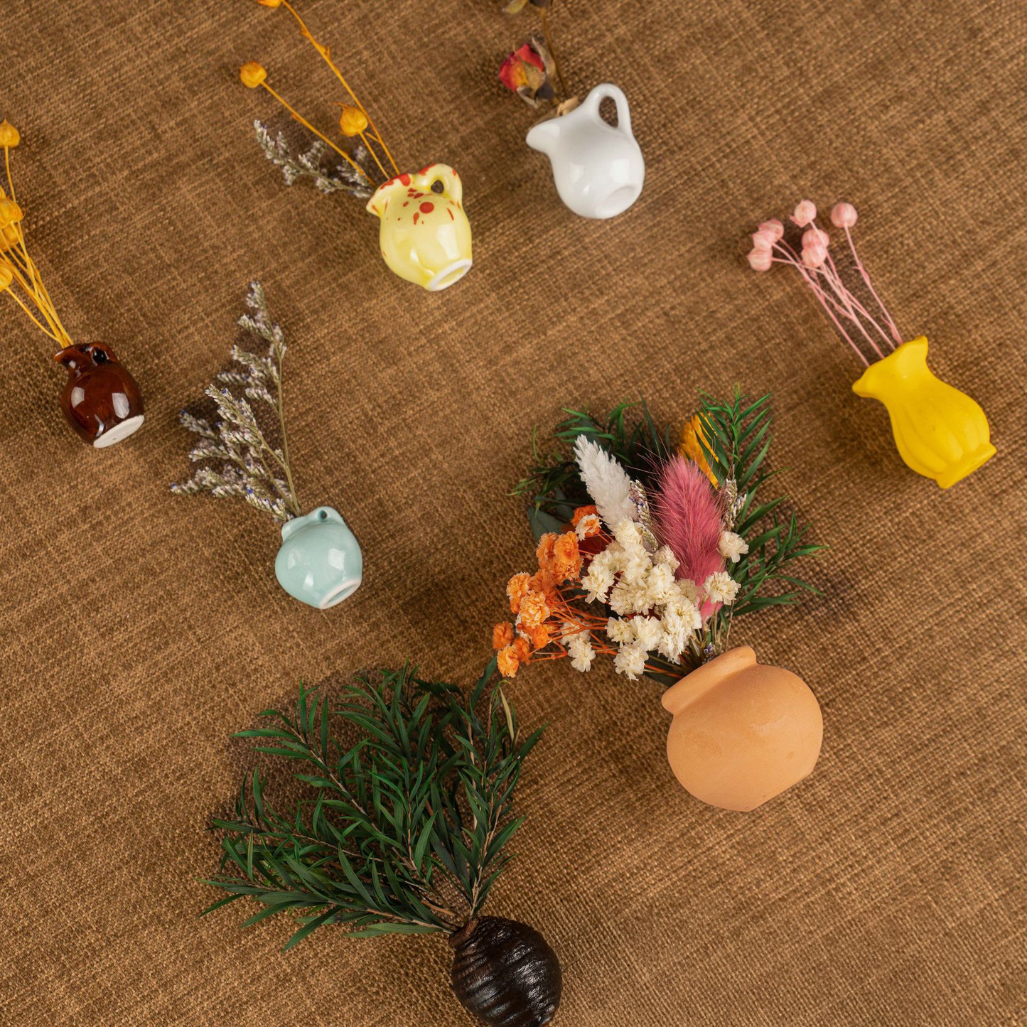Miniature Jingdezhen Ceramic Vase Fridge Magnet