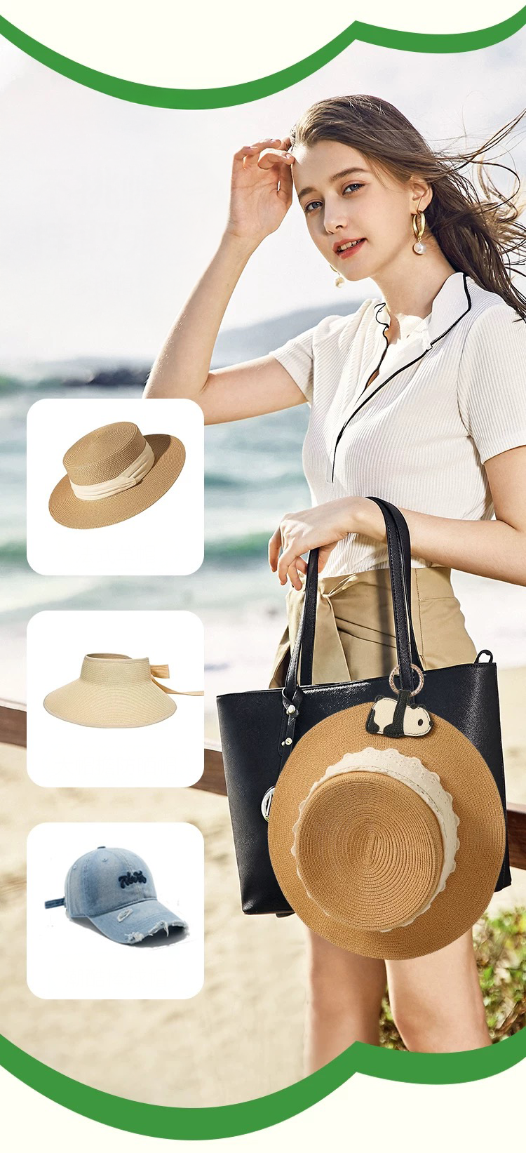 Magnetic Hat Clip β Cute Bag Charm, Portable Travel Hat Holder, Fashion Accessory