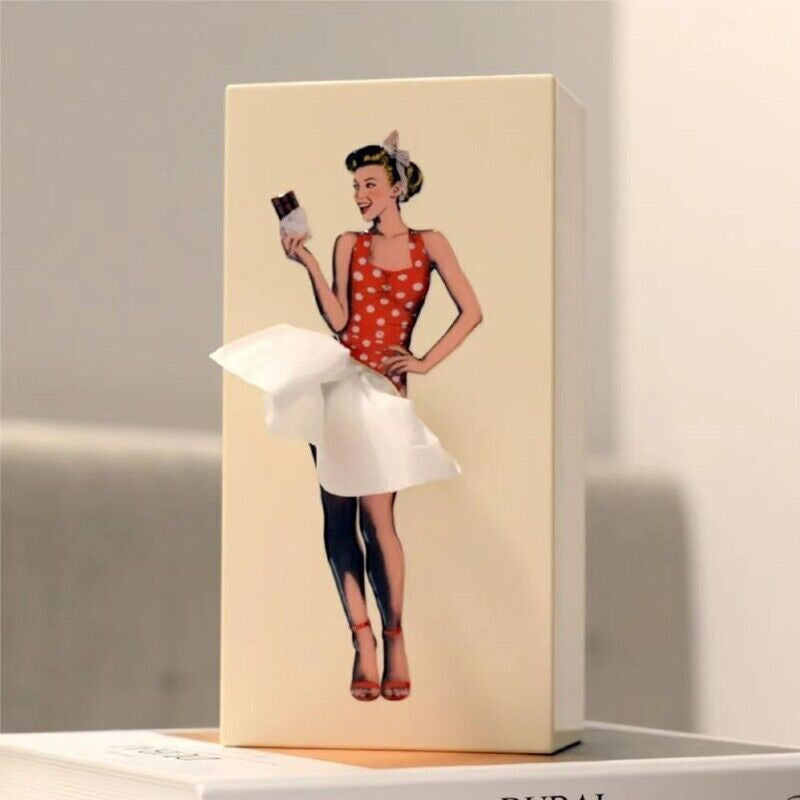 Marilyn Monroe Flared Skirt Tissue Box