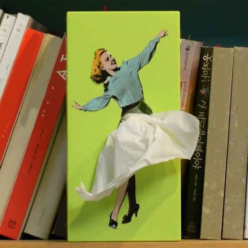 Marilyn Monroe Flared Skirt Tissue Box