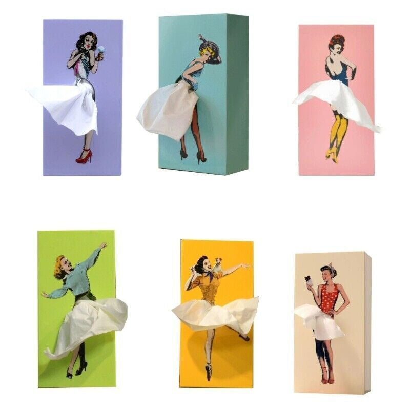 Marilyn Monroe Flared Skirt Tissue Box