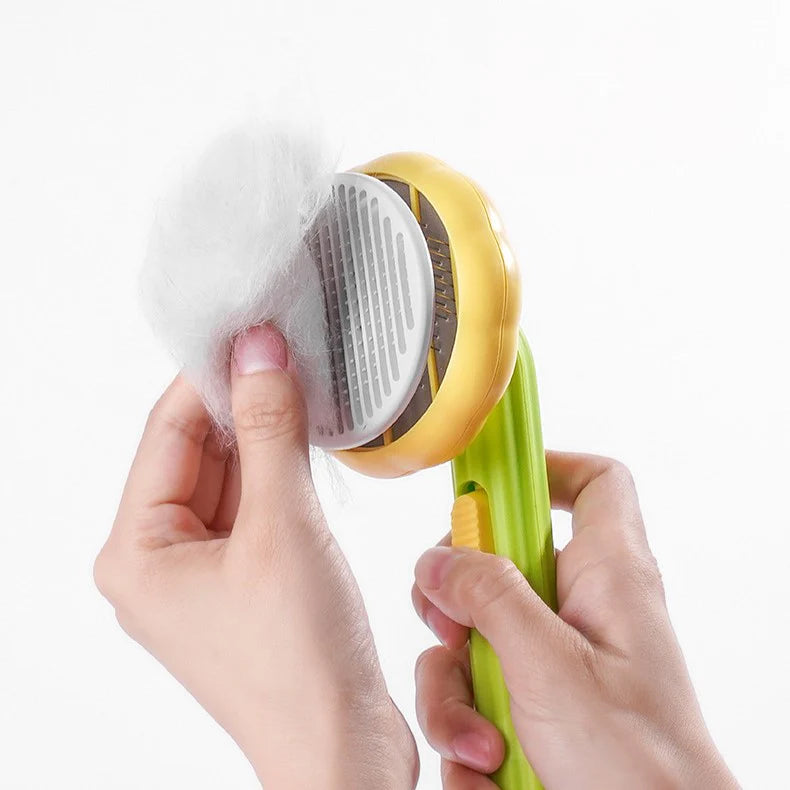 Sunflower Shape Pet Hair Brush