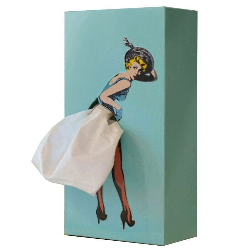Marilyn Monroe Flared Skirt Tissue Box