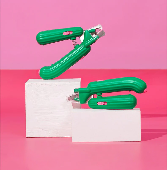 Cactus Non-Slip Pet Nail Clipper with LED Light